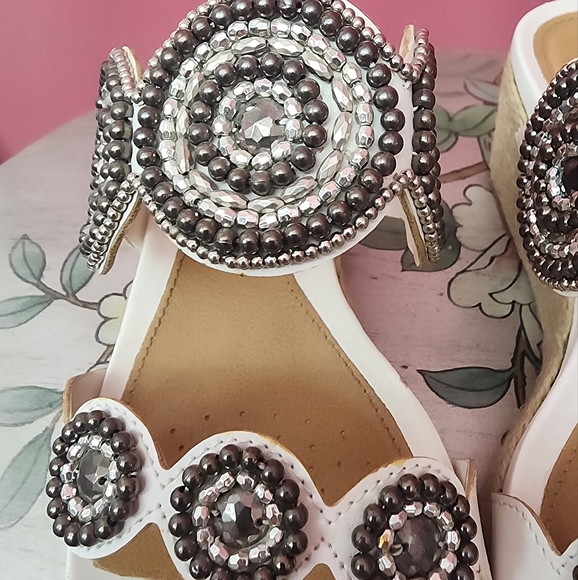 Embellished slip on sandals - Picture 2 of 6